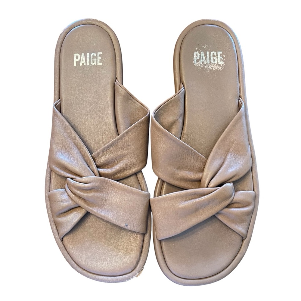 PAIGE Dana Sandals Toffee Leather